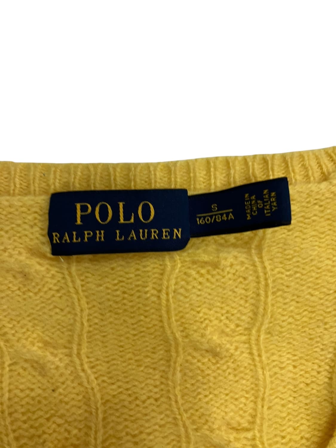 폴로 랄프로렌 케이블의 캐시미어 니트 S  상품이미지3