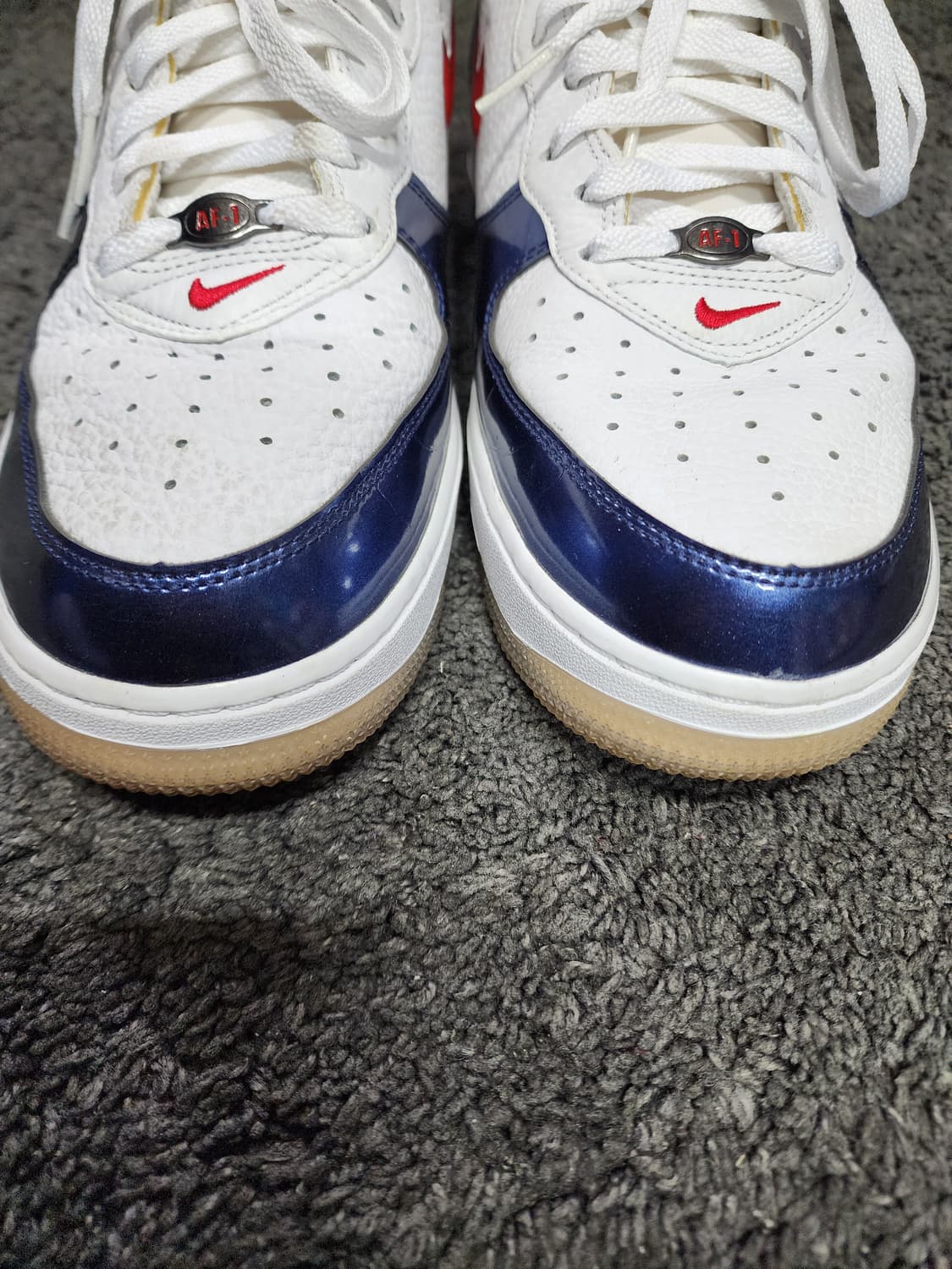 나이키 에어포스1 미드 유니버시티 레드 앤 미드나잇 네이비 295 상품이미지10