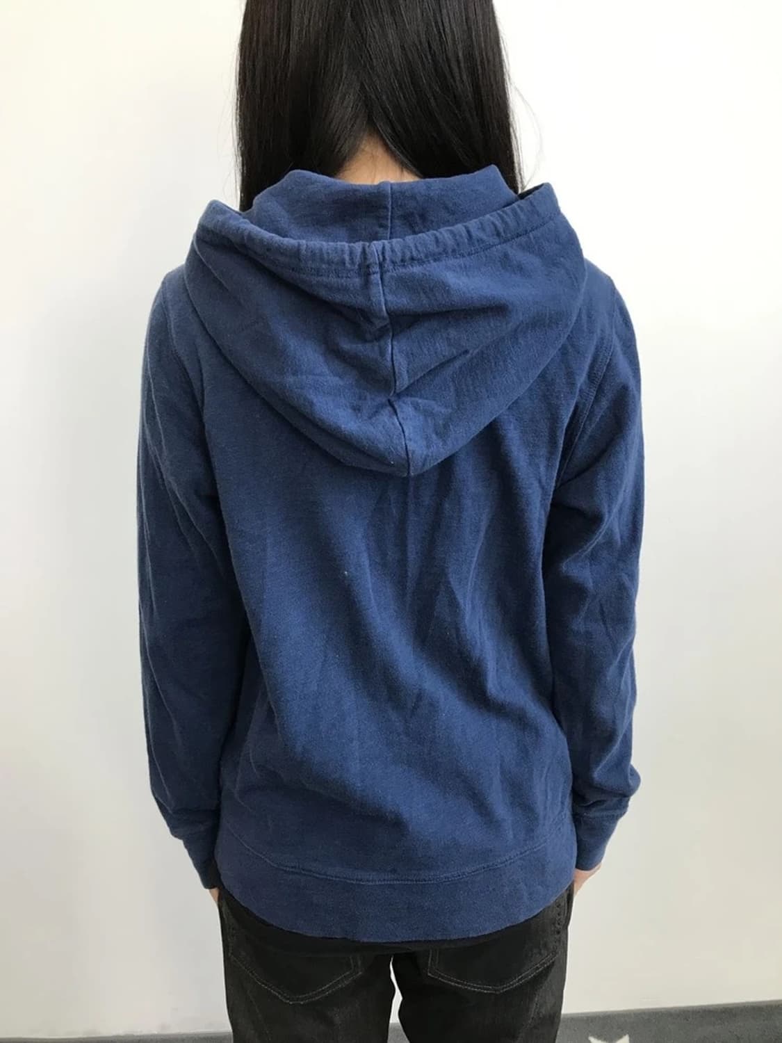 Chums Navy Zip Hoodie Small Logo 상품이미지3