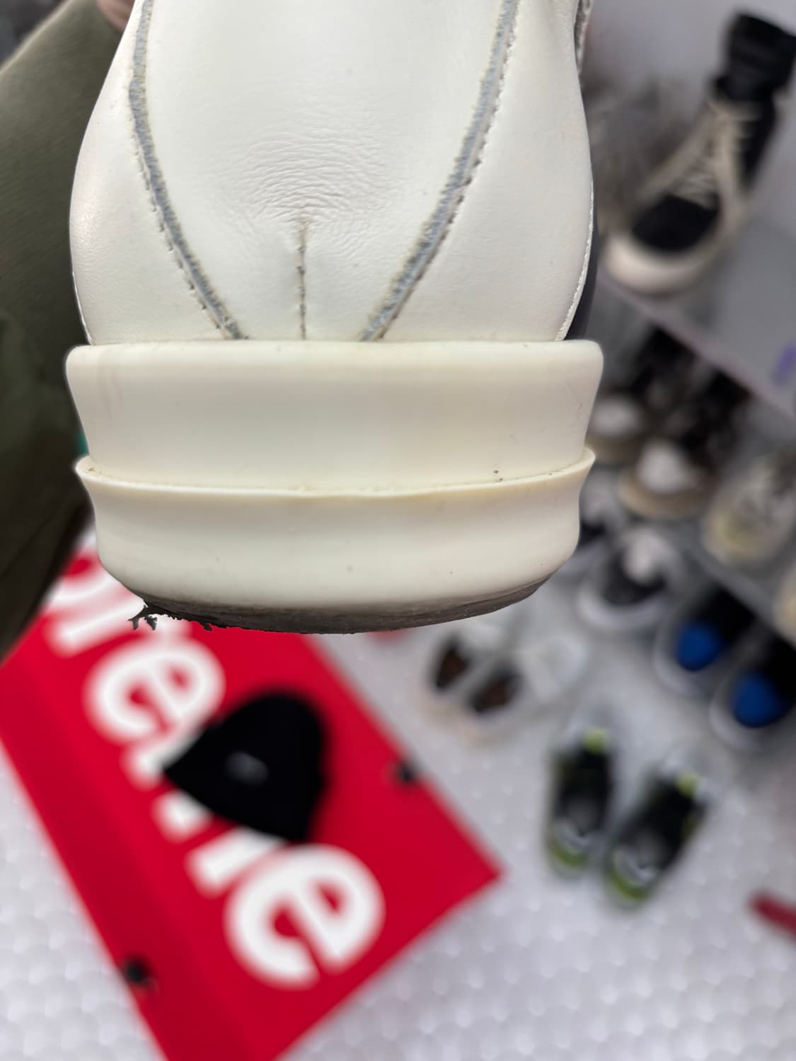 릭오웬스 지오바스켓 검/흰 43 상품이미지9