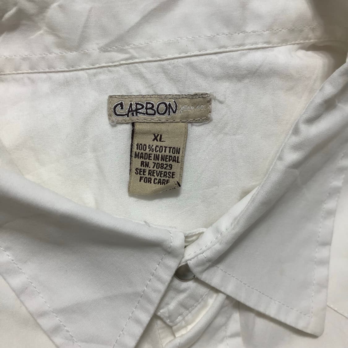 90s CARBON JEAN 카본 진 웨스턴 셔츠  상품이미지2