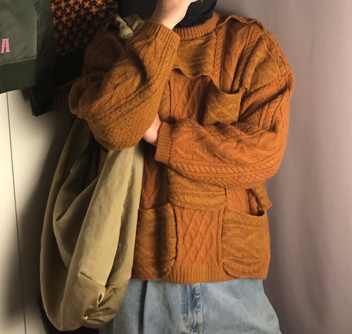 요크 크로싱 케이블 니트 상품이미지6