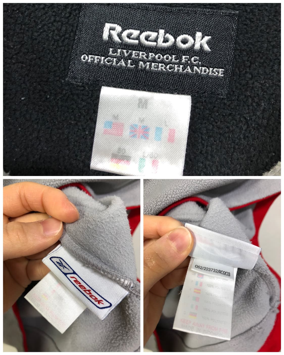 리복 x 리버풀FC 칼스버그 레어 플리스 스웻셔츠 맨투맨 _ 그레이 상품이미지10