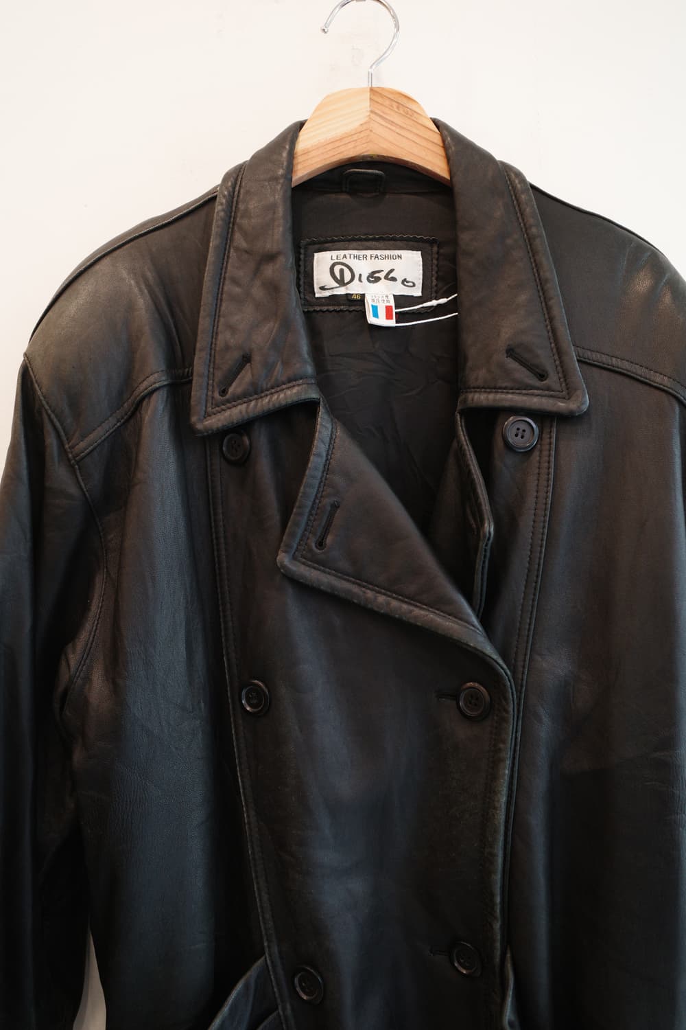 Japan brand  양가죽 더블 코트 상품이미지2