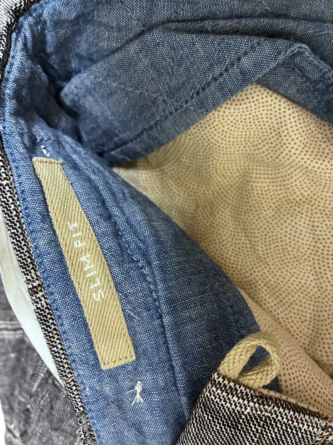 인코텍스 슬림핏 체크팬츠 상품이미지4