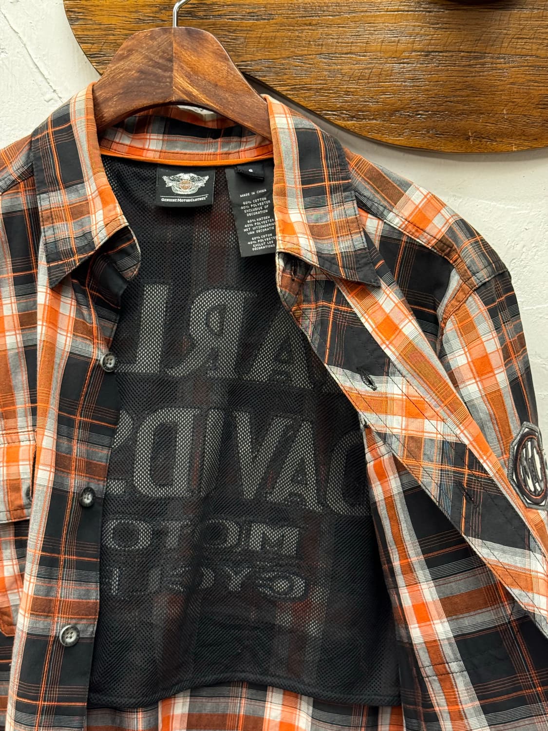 Harley-Davidson Plaid Short Sleeve Shirt 상품이미지8