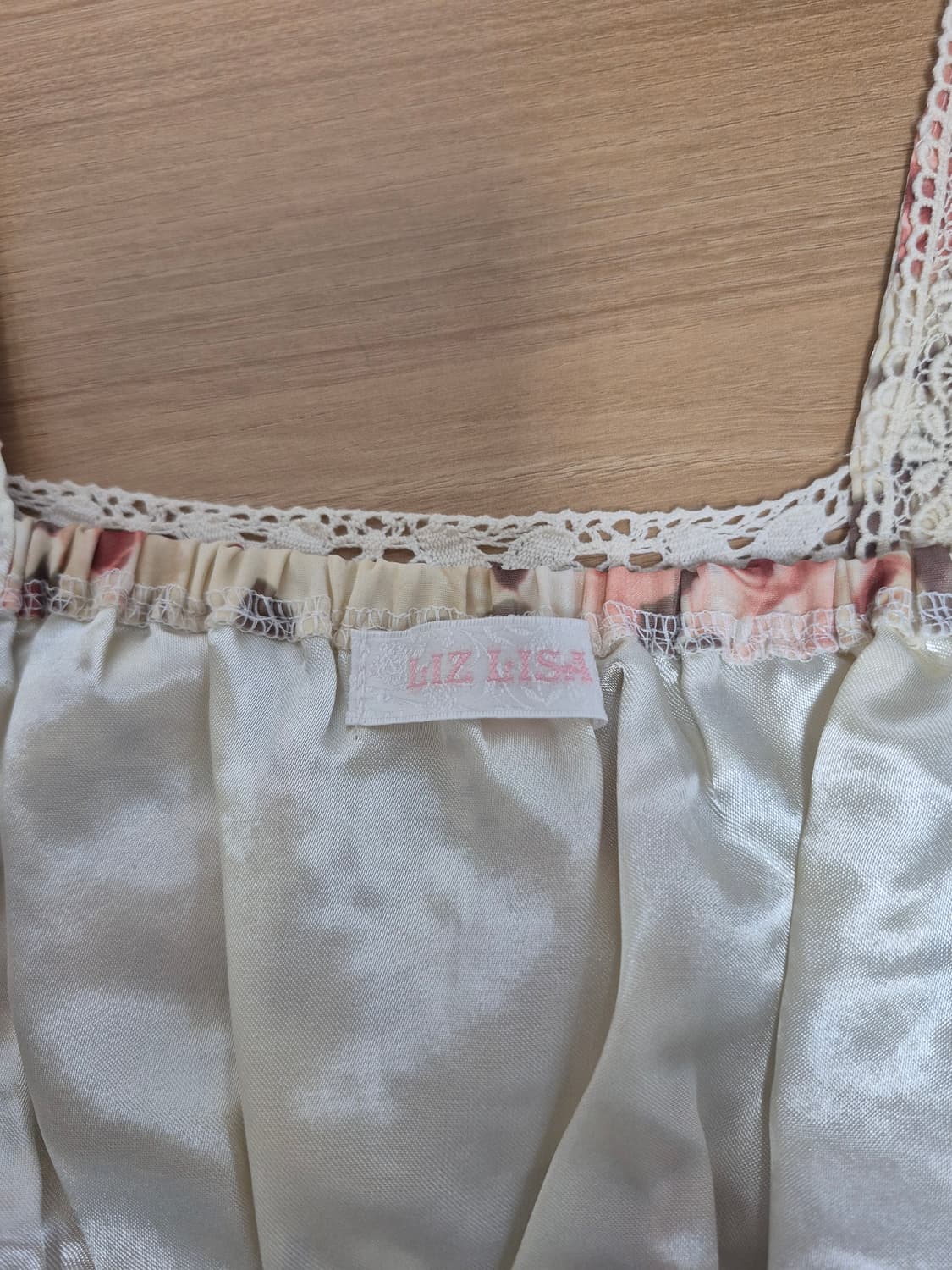 리즈리사 아이보리 앤틱꽃무늬 쉬폰 튜닉 상품이미지5