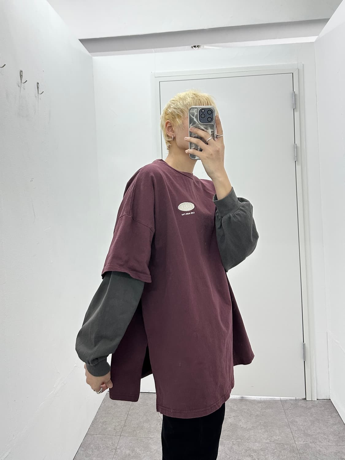 Gleam jpn fake layered sleeve 상품이미지7