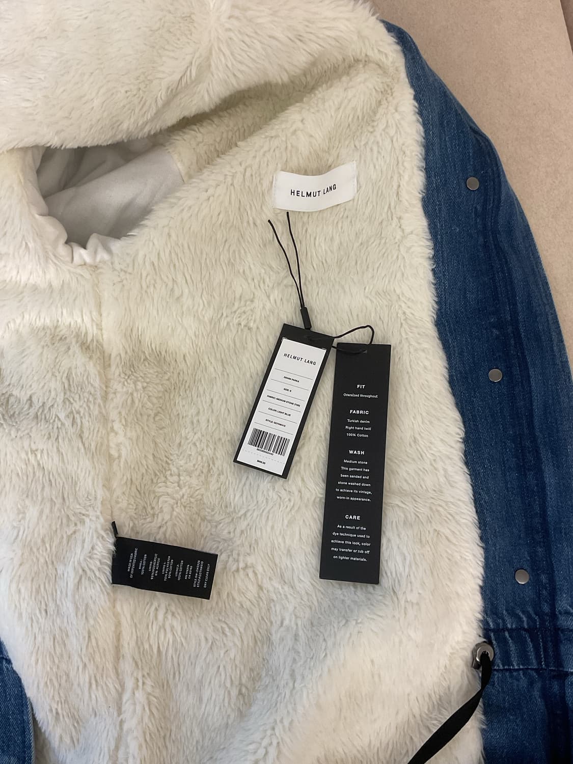 Helmut lang denim fishtail parka 상품이미지6
