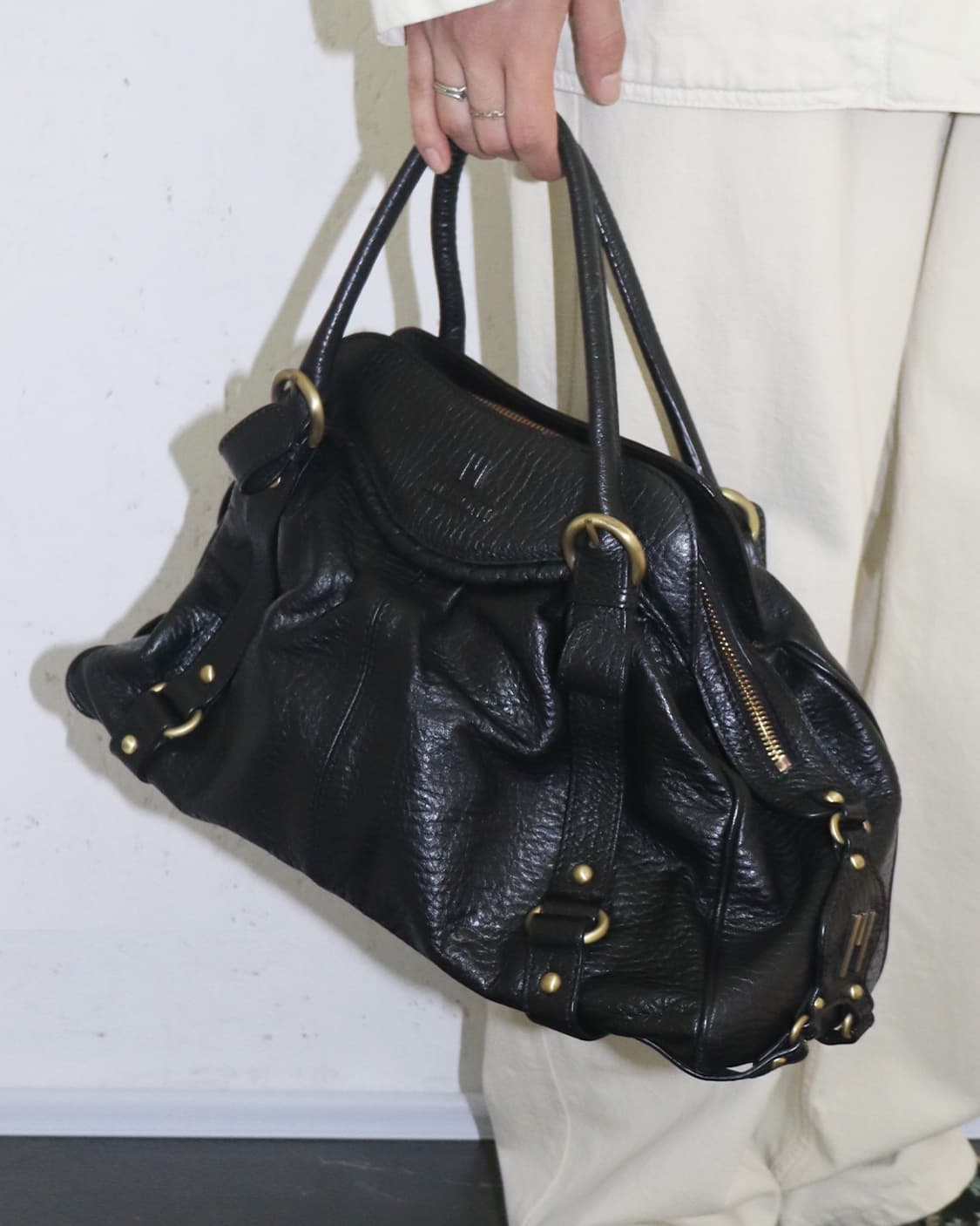 미쏘니 그레인드 레더 핸드백 상품이미지1