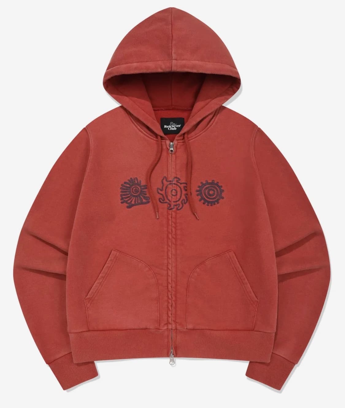 SPIRAL HOOD ZIP UP (red) 상품이미지1