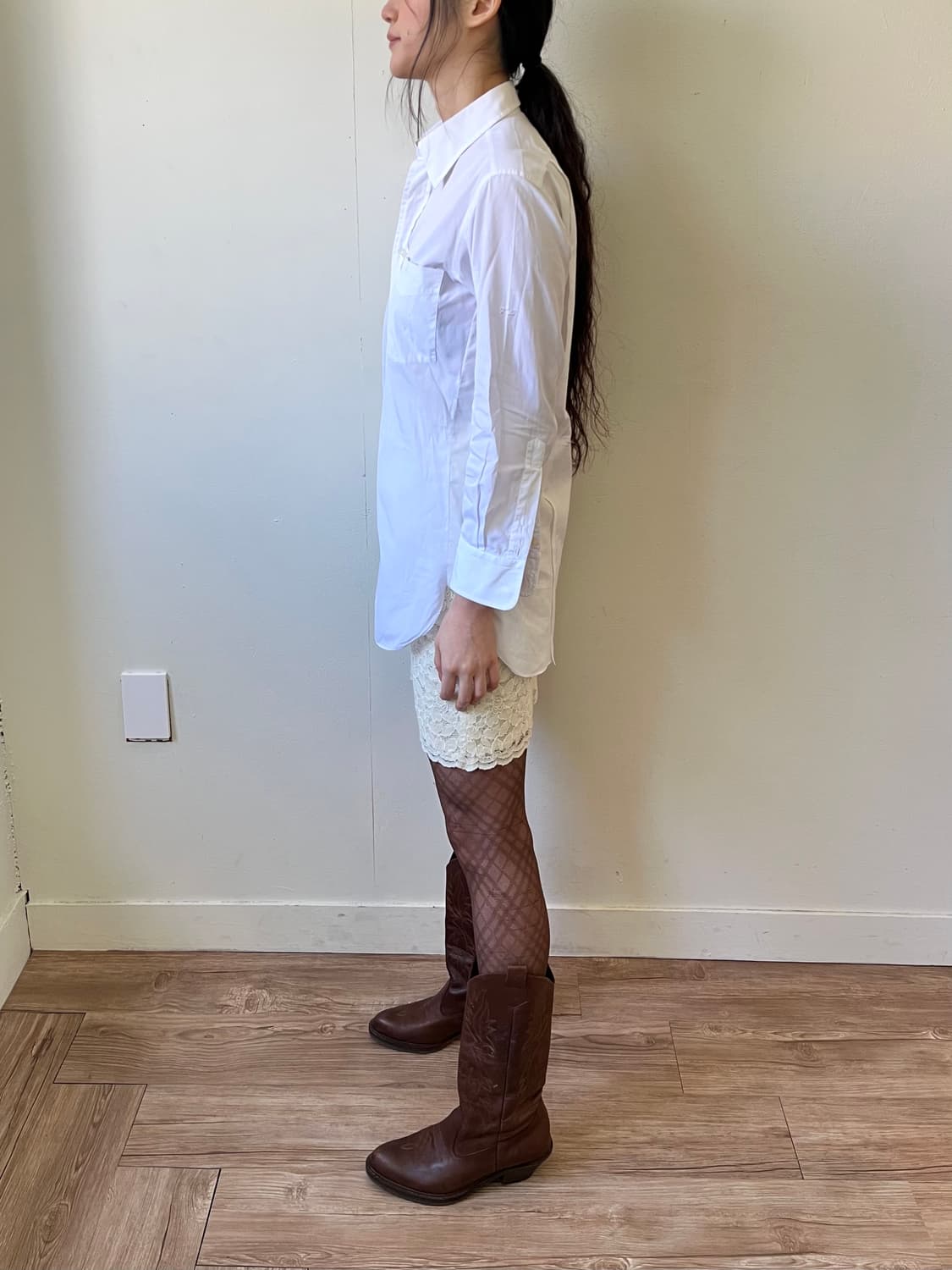 디올 포켓 자수 화이트 셔츠 상품이미지9