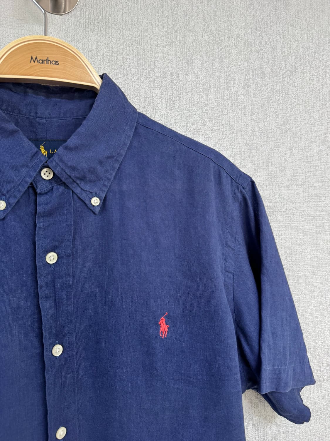 폴로 랄프로렌 린넨 반팔 셔츠 상품이미지2