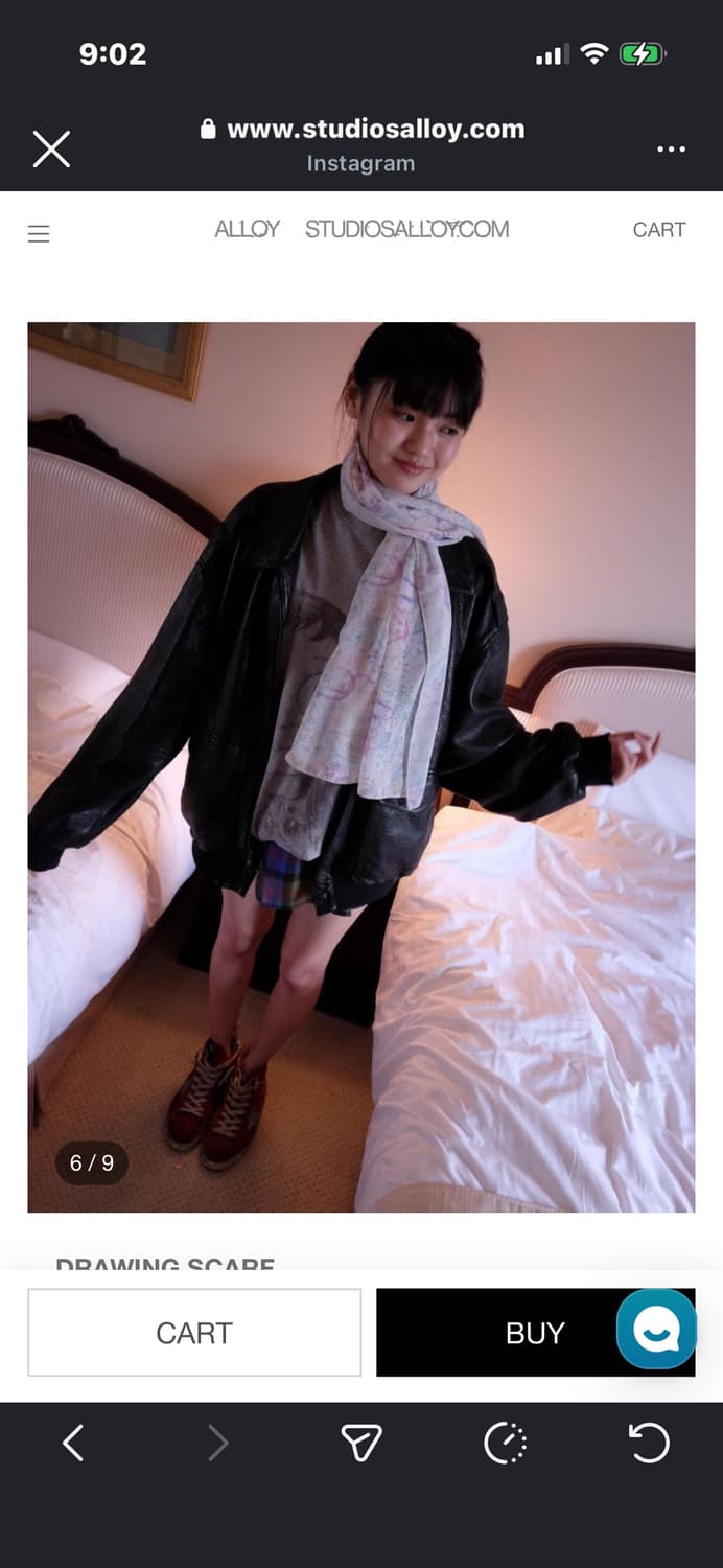 Alloy DRAWING SCARF 상품이미지4