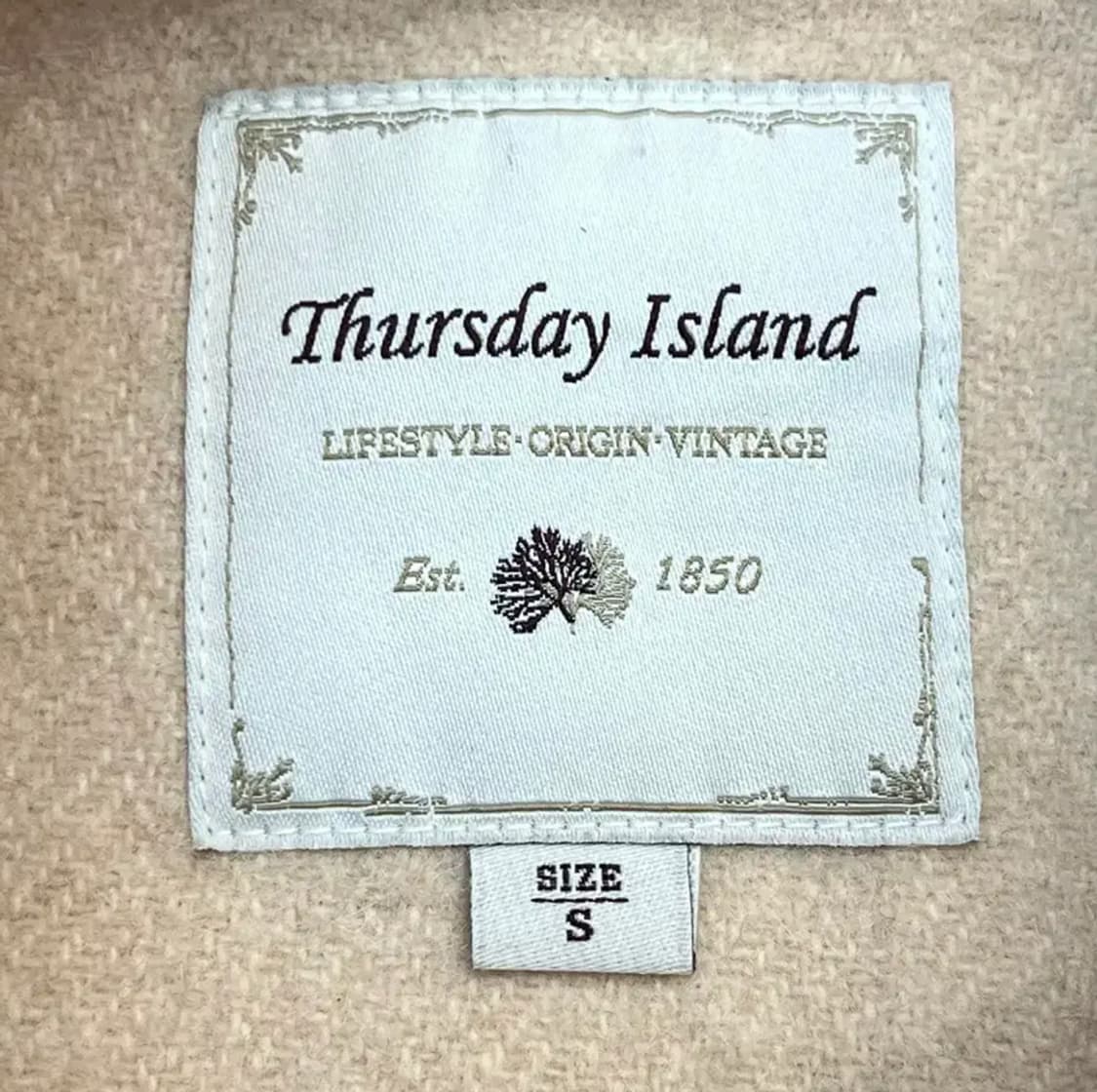 써스데이아일랜드 여성 울 하프넥 자켓 (S) 상품이미지3