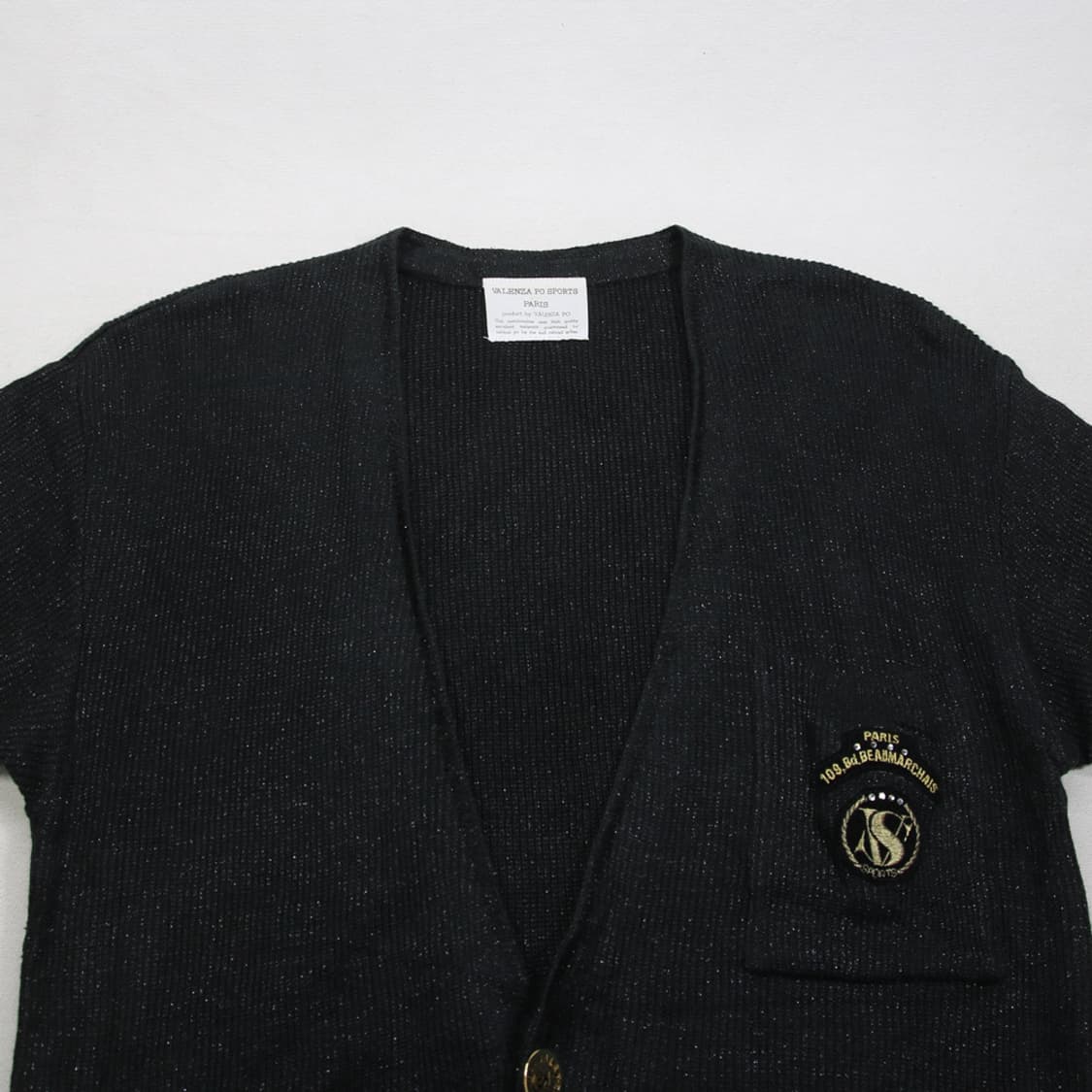 VALENZA PO SPORTS 브이넥 반팔 가디건 (여성용 M) 상품이미지4