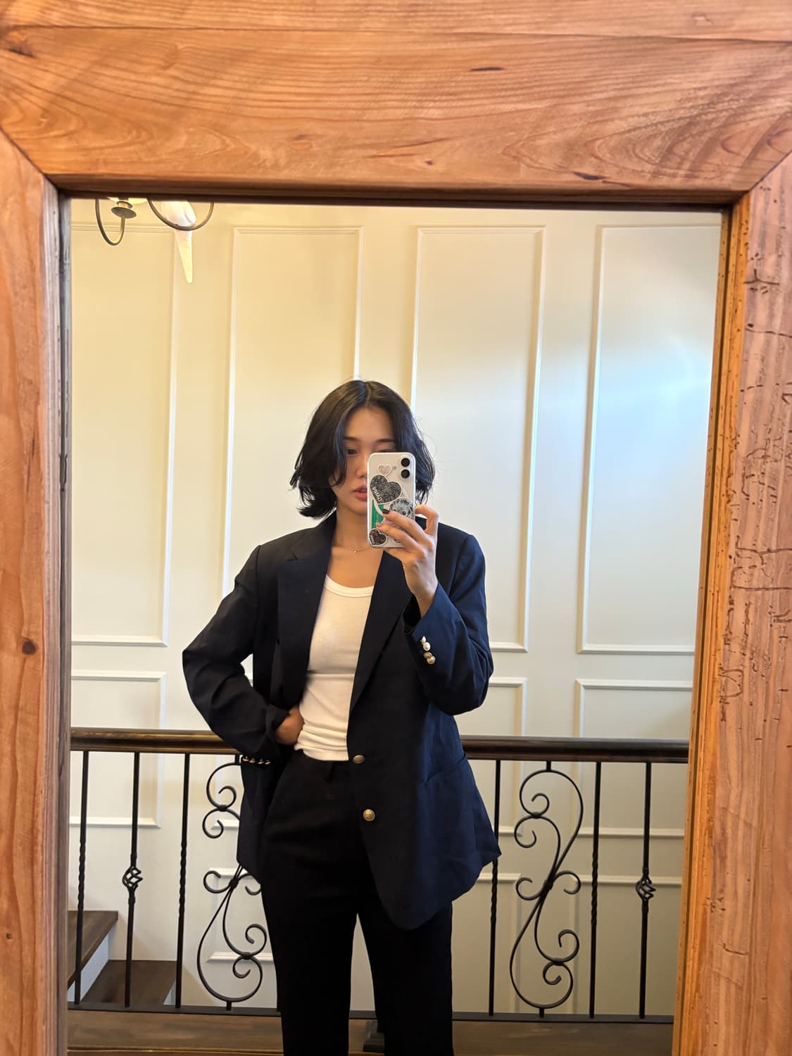 조이드비비에 네이비 금장 자켓 상품이미지4