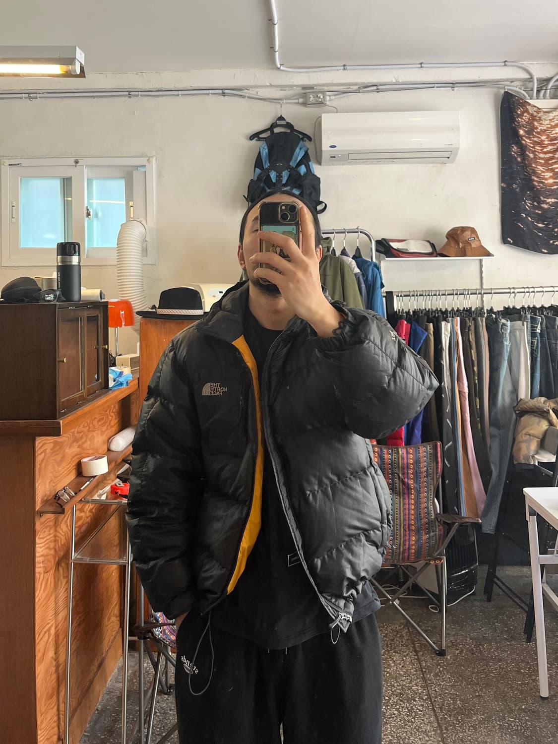 노스페이스 타호 블랙패딩 상품이미지2