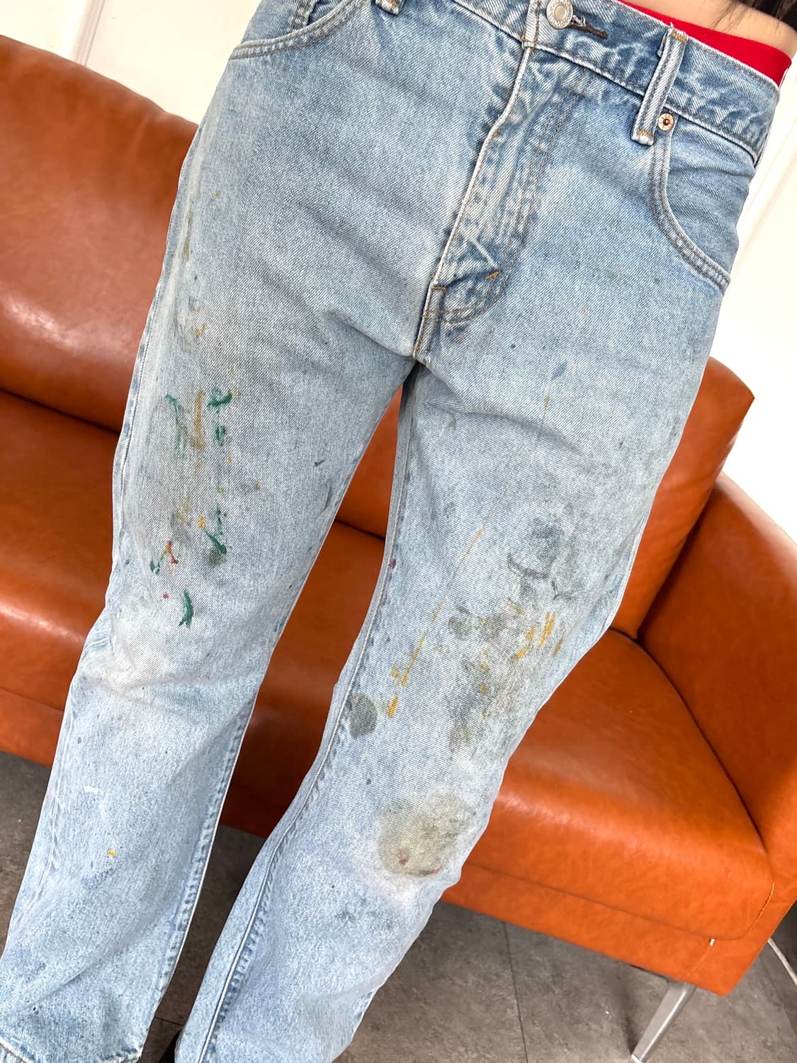 리바이스 517 부츠컷 페인팅 디테일 상품이미지3