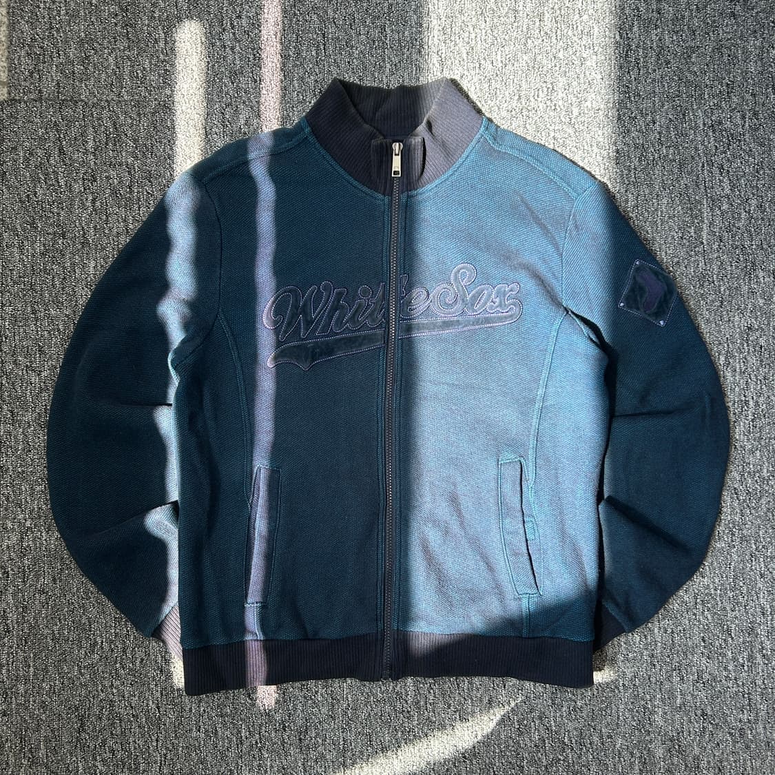 MLB 화이트 삭스 니트 집업 상품이미지1