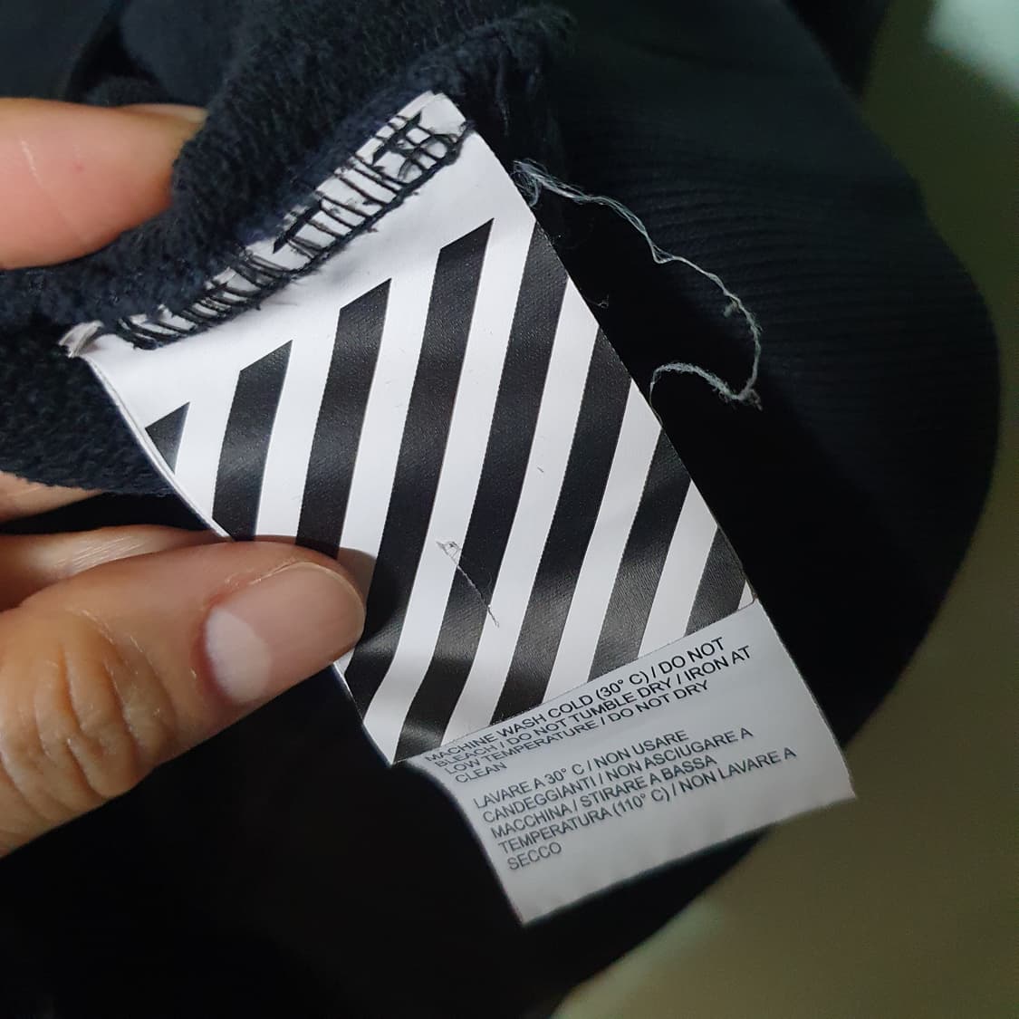 오프화이트 후드티 xl 상품이미지6