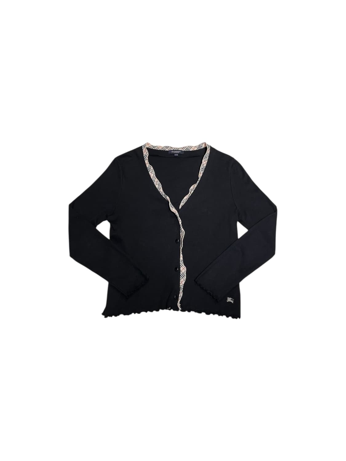 버버리 프릴 자수로고 가디건 상품이미지2