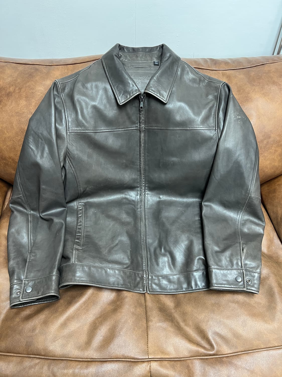 [2XL] 라운드트리 앤 요크 램스킨 싱글 라이더 자켓 상품이미지3