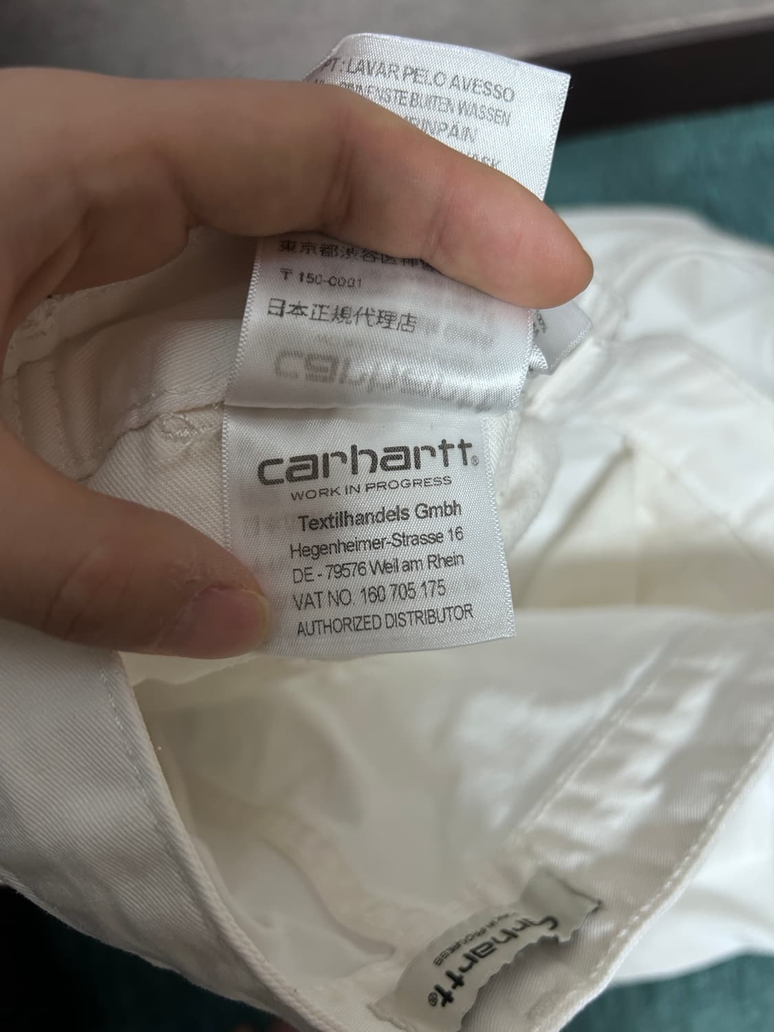 칼하트윕 싱글니 스트레이트핏 코튼 팬츠 상품이미지8