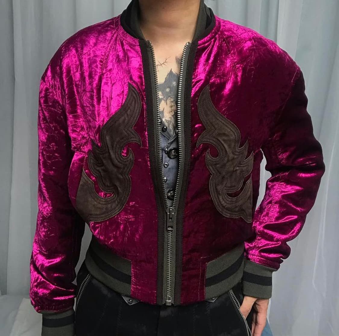 하이더아커만 17FW 벨벳 봄버 자켓 상품이미지9