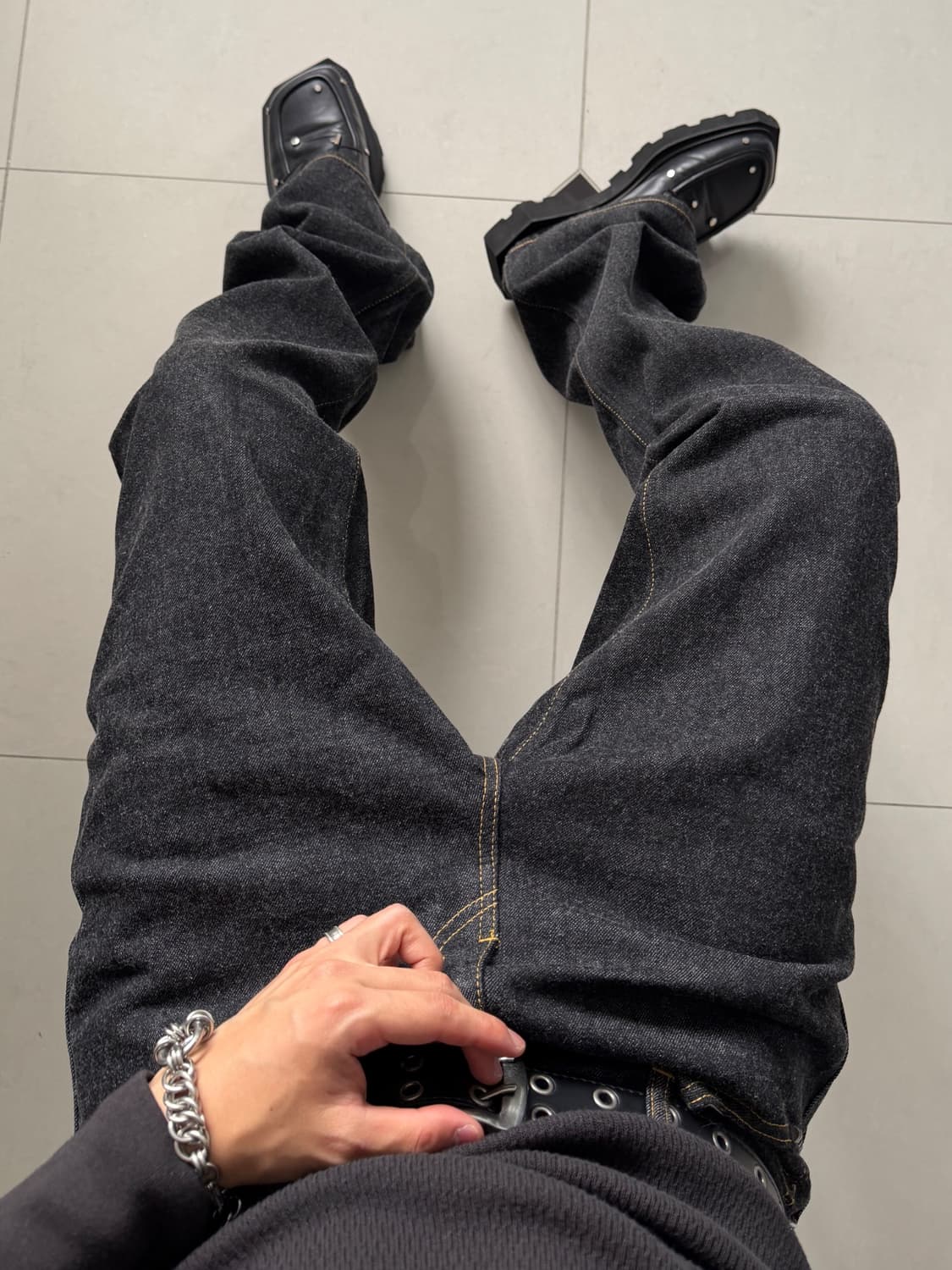 denim flare pants 데님 플레어 펜츠 상품이미지4