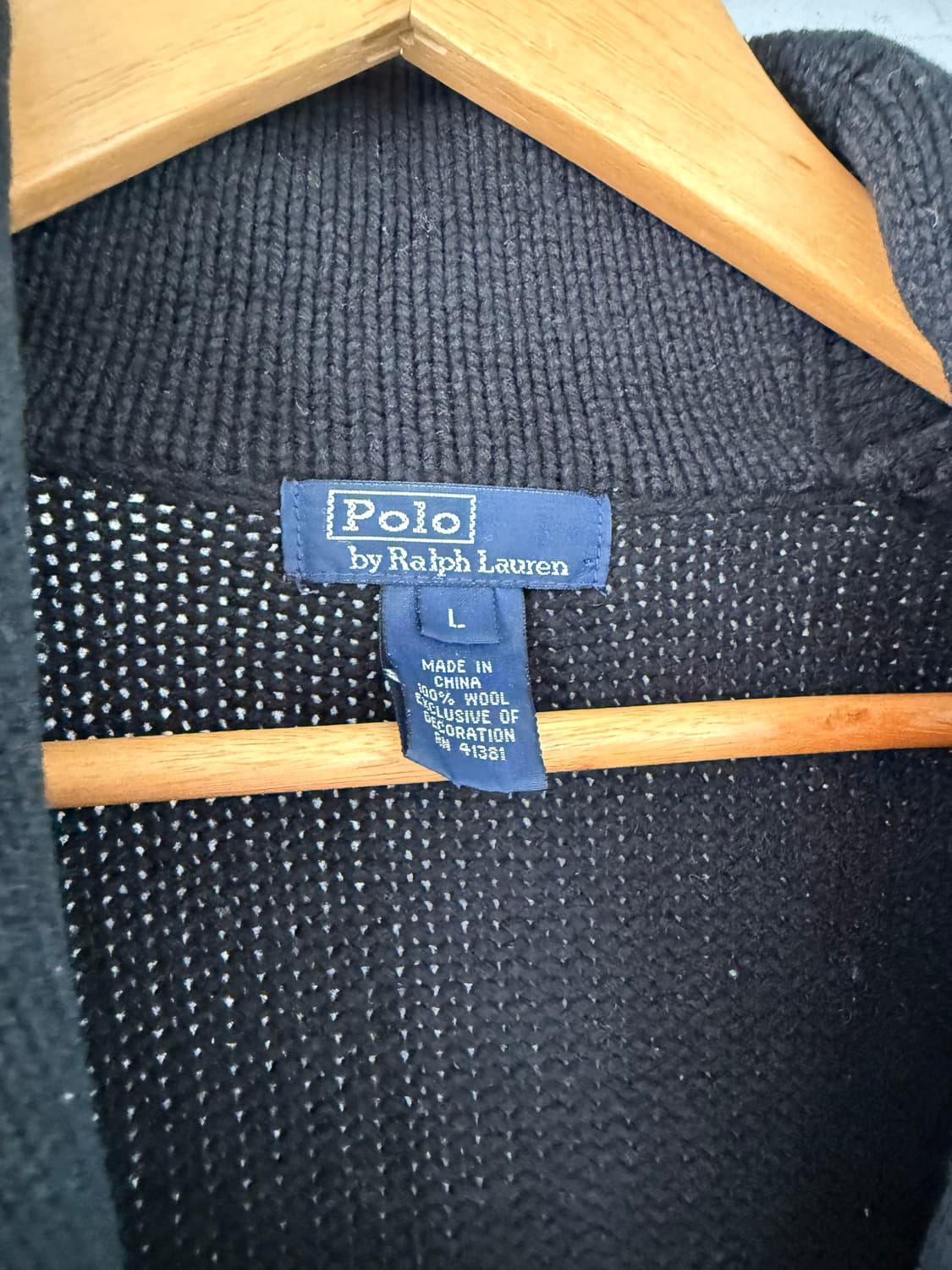 폴로 랄프로렌 울 니트 가디건 L [새상품 약40만] 상품이미지3