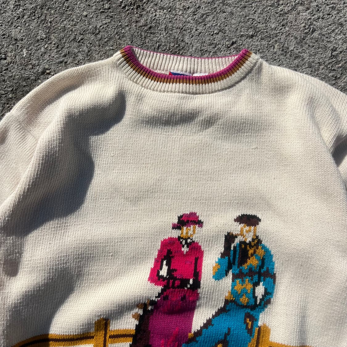 90‘s Tail 그래픽 코튼 니트 상품이미지3