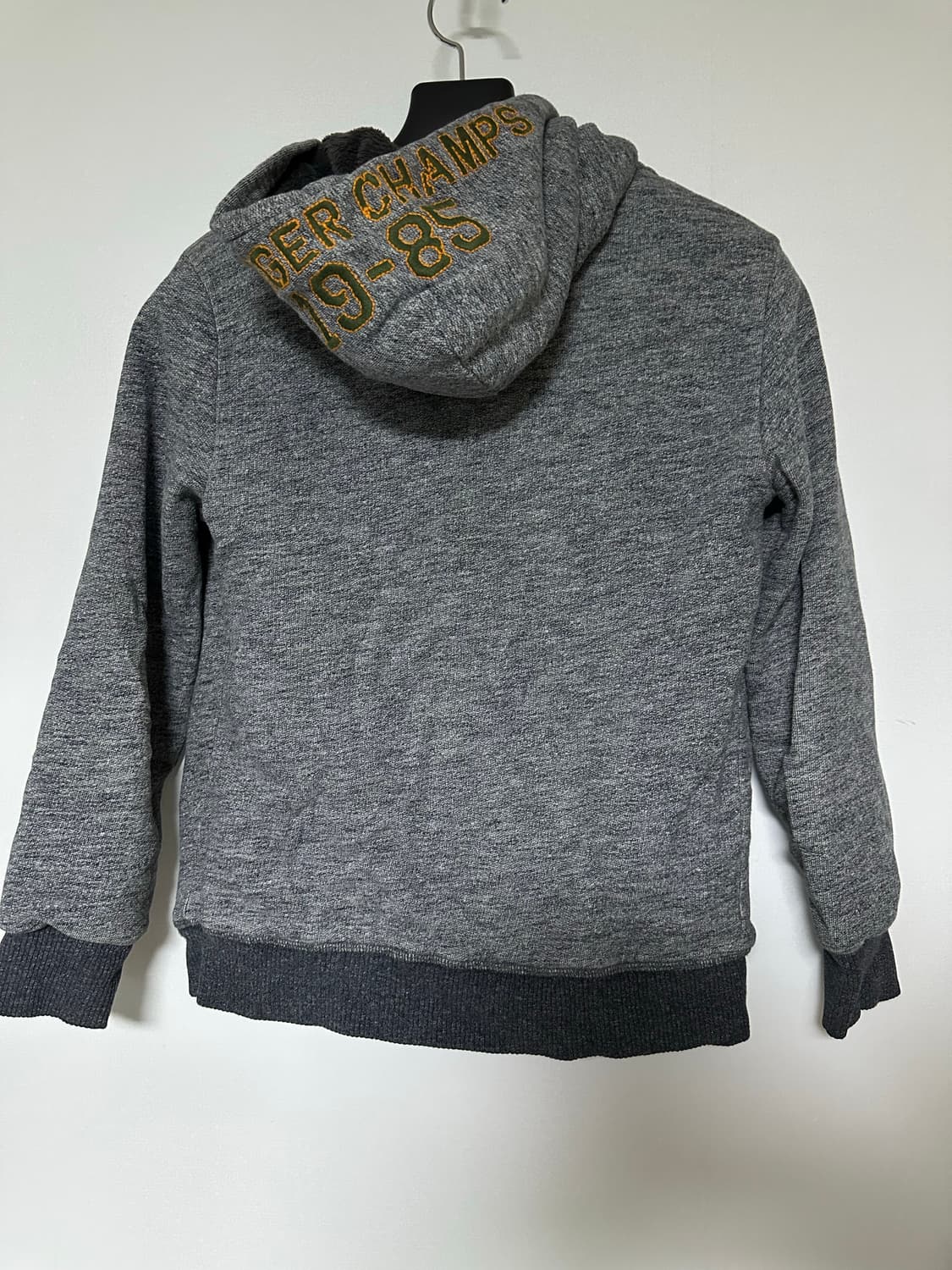 타미힐피거 기모 후드집업 그레이 상품이미지3