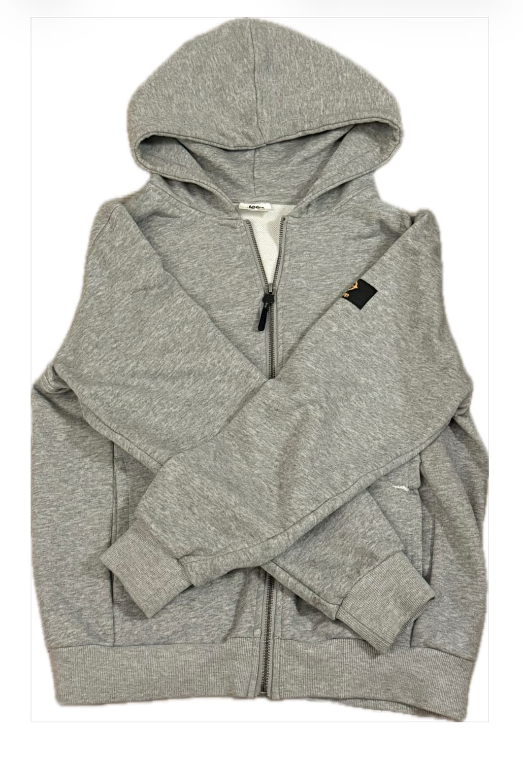 지프 스몰 로고 후드집업 상품이미지2