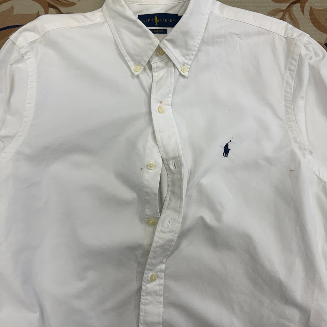 (M)폴로 랄프로렌 클래식 옥스포드 셔츠(화이트) 상품이미지3