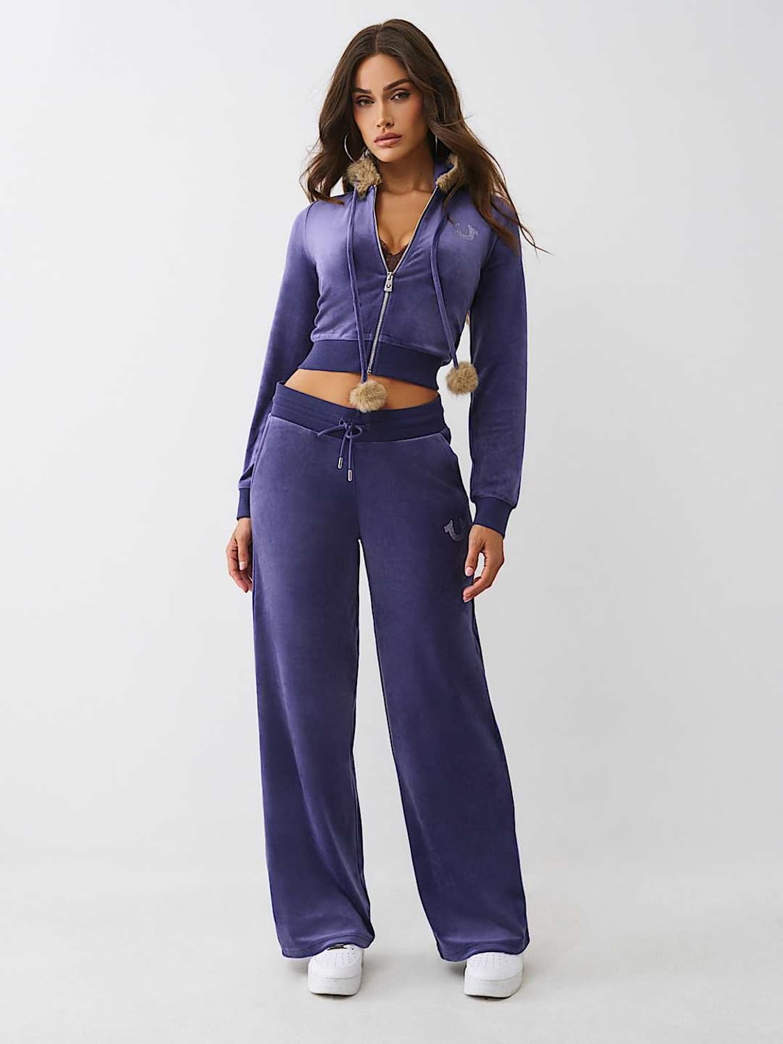 [새제품] 트루 릴리전 퍼 트림 벨루아 셋업 상품이미지2