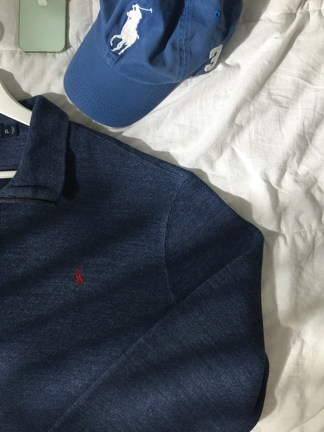 (MAN) 폴로랄프로렌 스웻 반집업 XL 상품이미지2