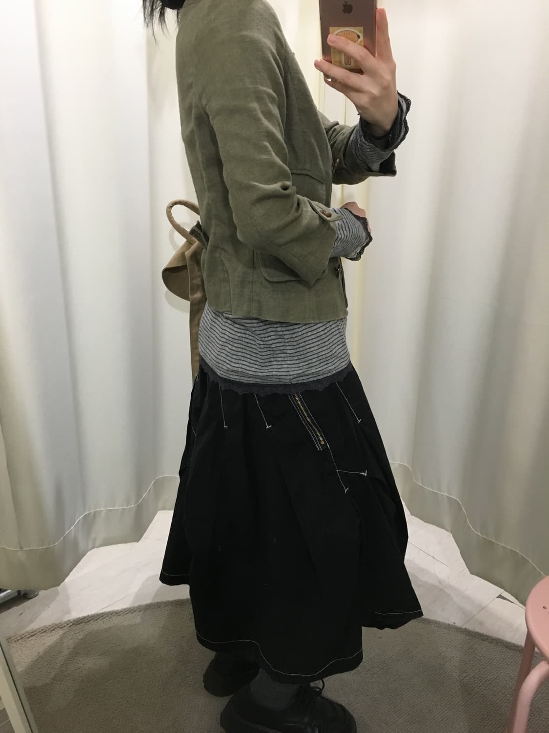 Double-Breasted Linen Jacket 상품이미지3