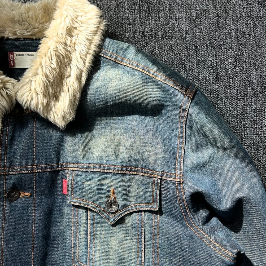 리바이스 빈티지 쉐르파 데님 트러커 자켓  상품이미지5