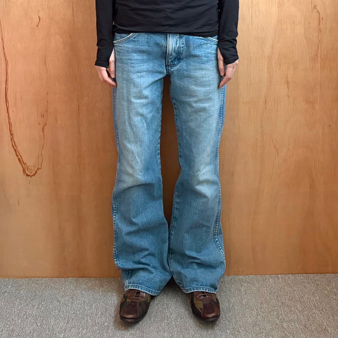 엔헐리우드 랭글러 플레어 데님 팬츠 상품이미지1