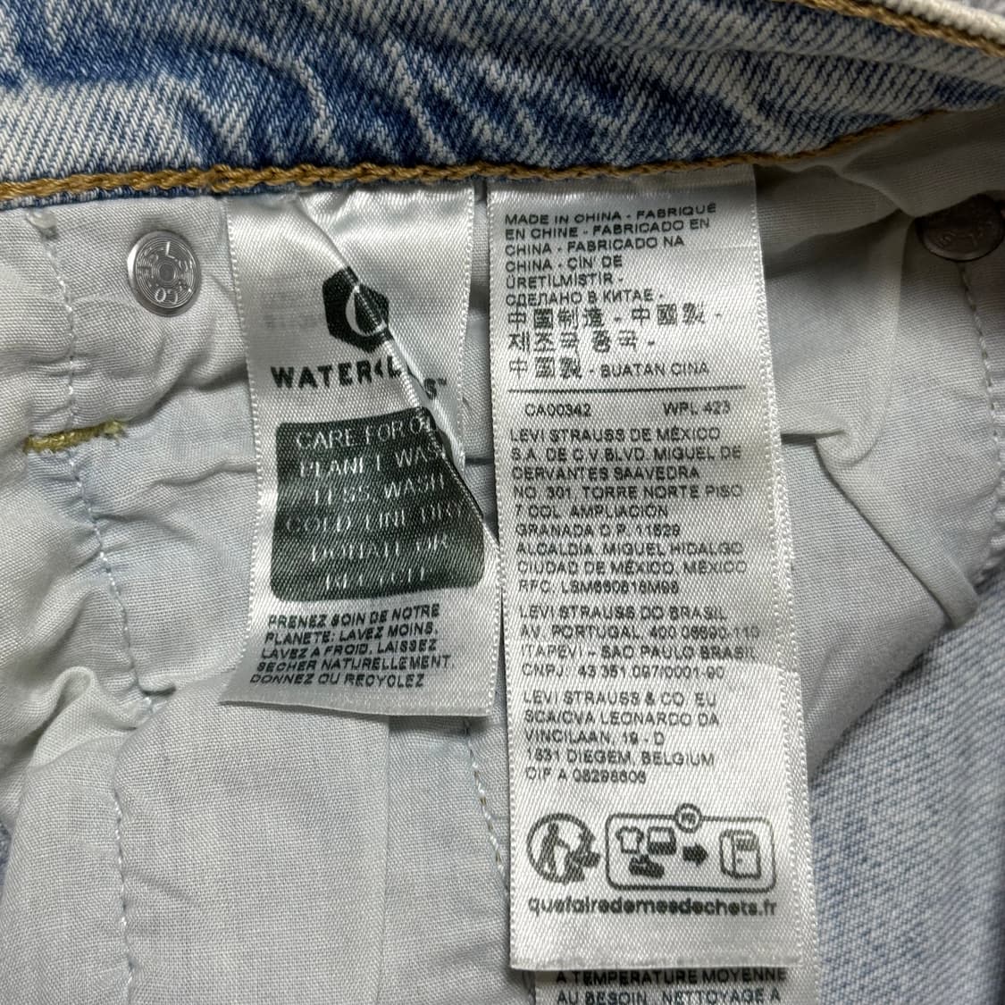 리바이스 연청 프리미엄 데님 28 상품이미지9