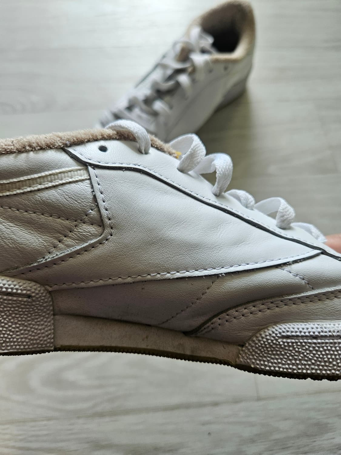 리복 자운드 클럽c 화이트 검 265mm 상품이미지4