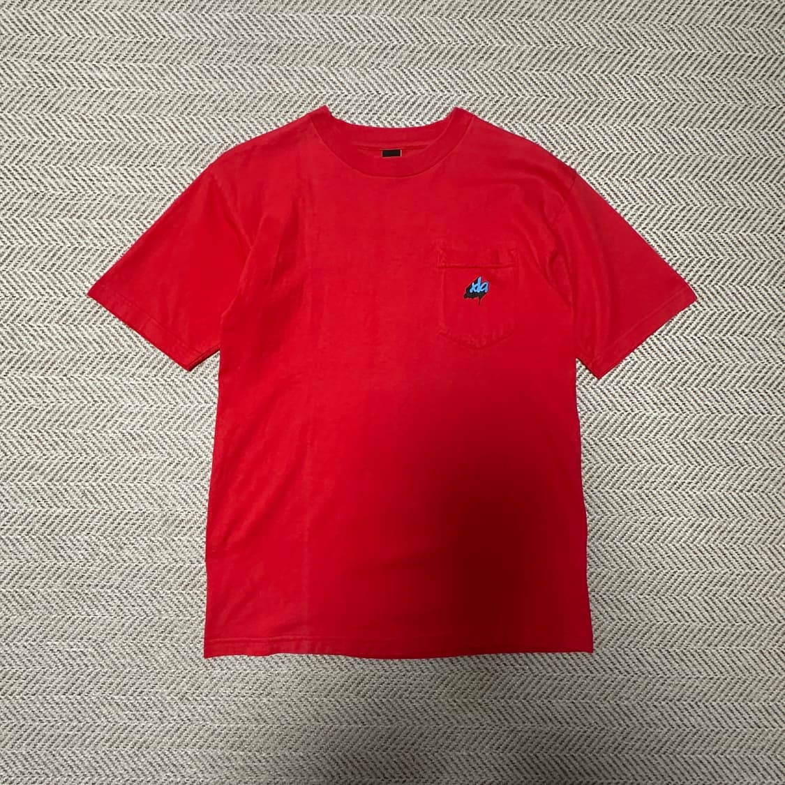 X-LARGE usa made t-shirt red 상품이미지2