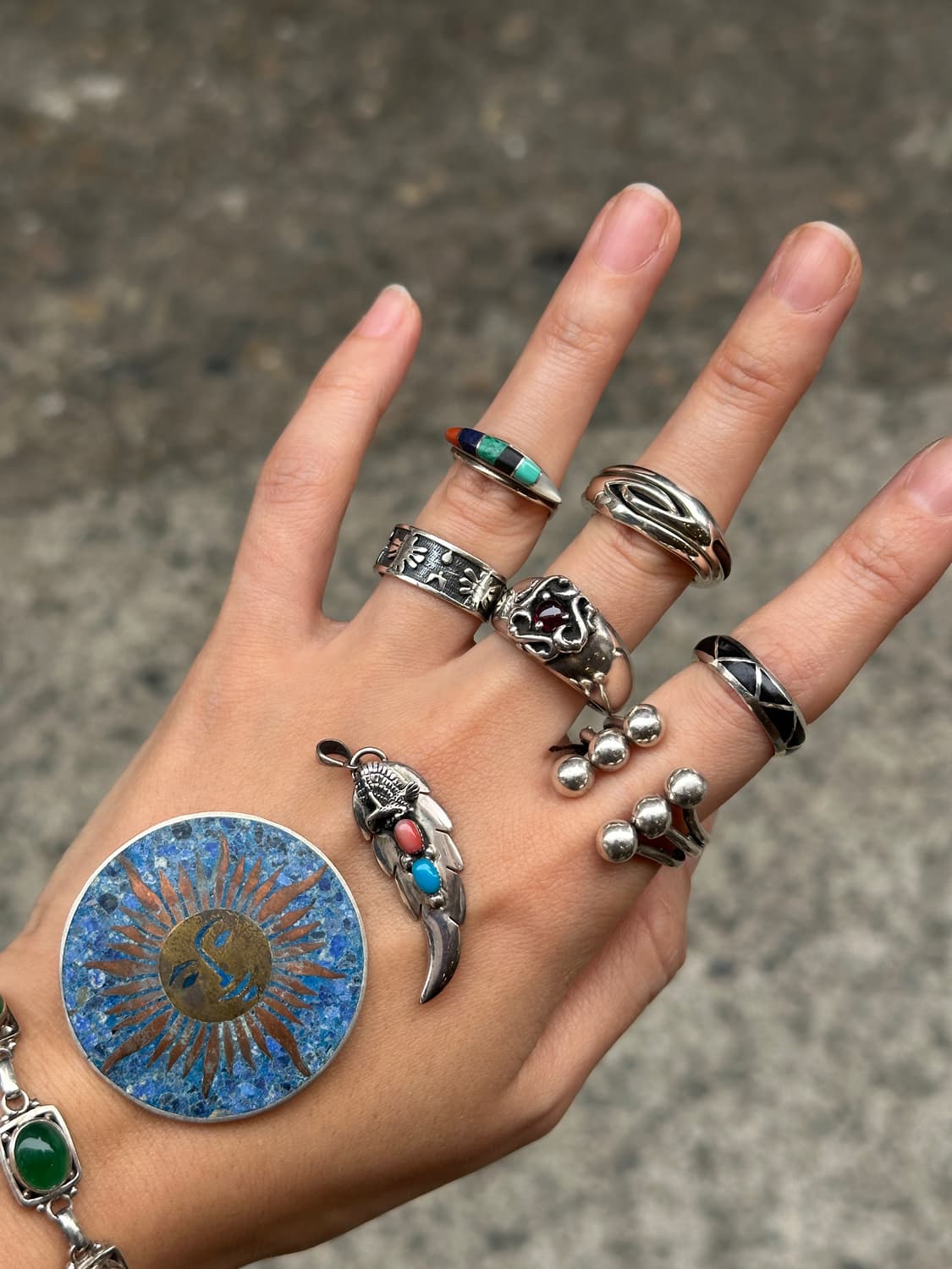 Vintage 925silver ring 상품이미지6