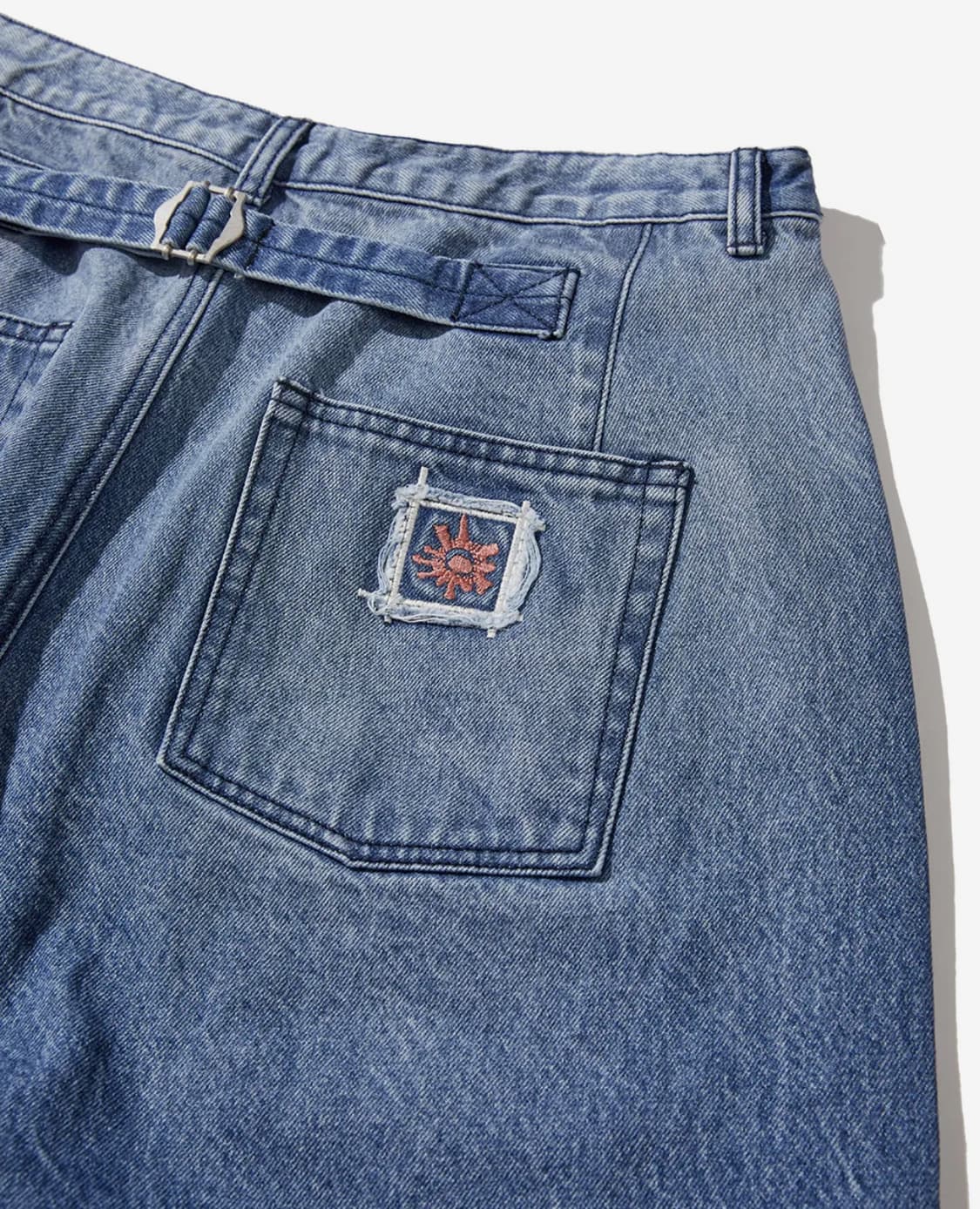 카락터 Army denim work pants / Mid blue 상품이미지5