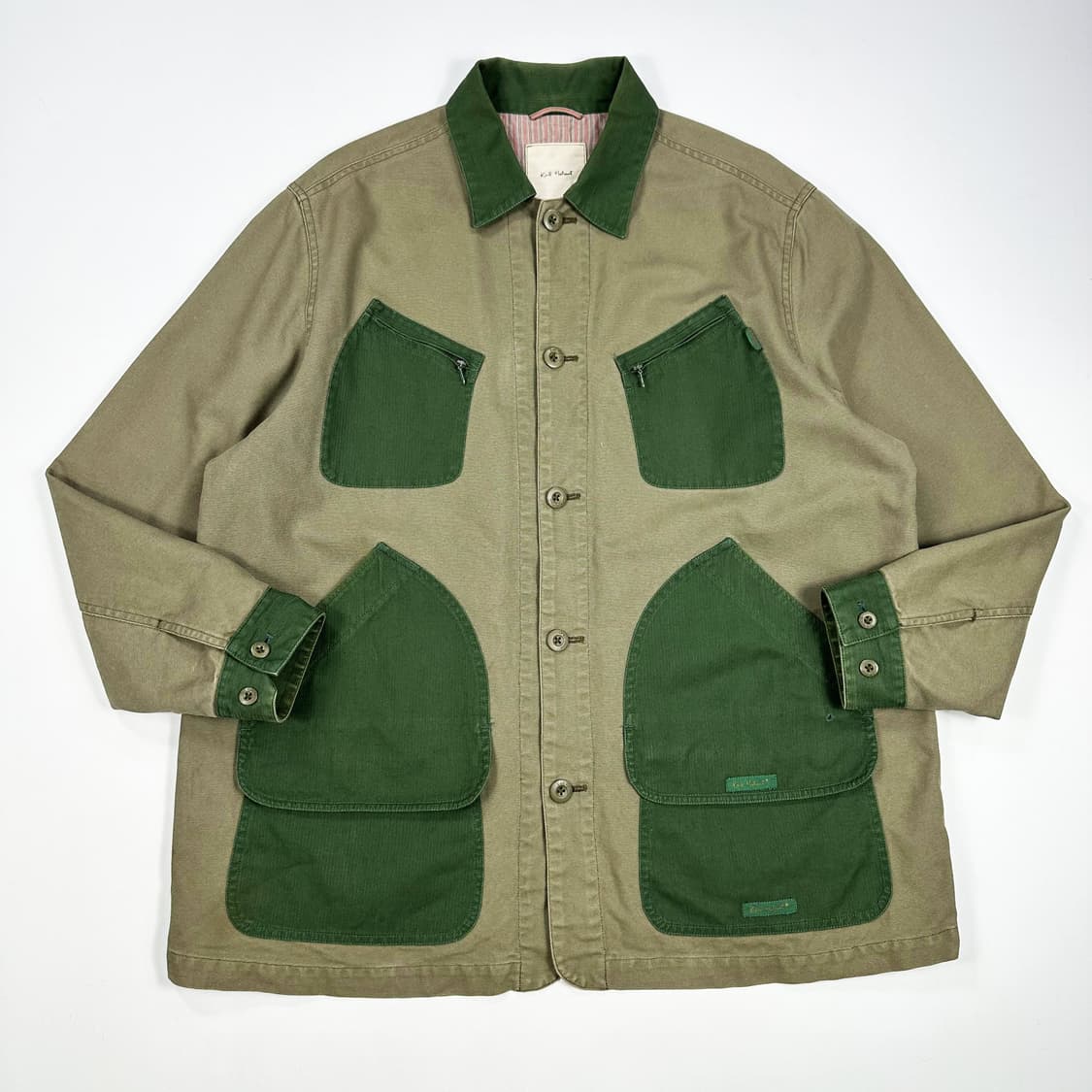 VTG 빈티지 재팬 패치워크 카키 초어자켓 (XL) 상품이미지2