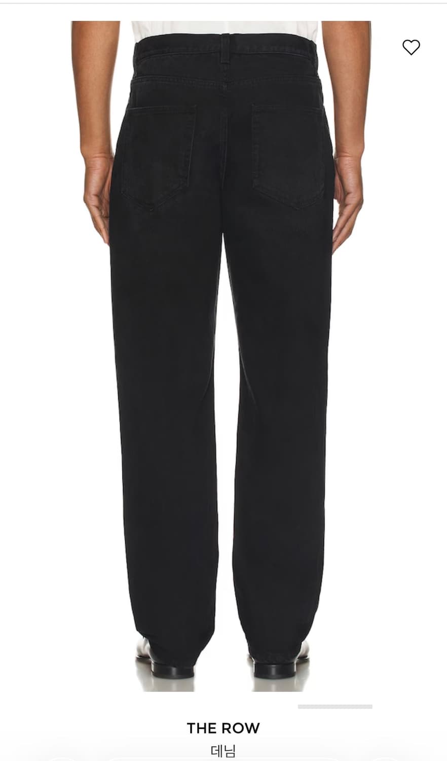 더로우 elordi jeans 블랙 30 상품이미지4