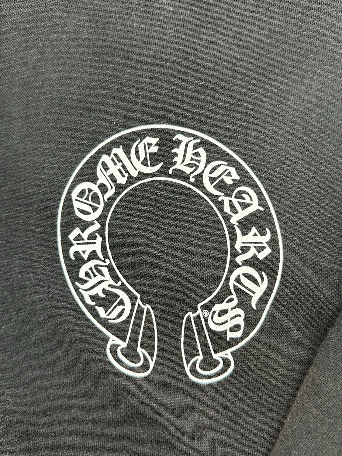 [XL] 정품 크롬하츠 매티보이 홀스슈 후드 블랙 상품이미지5