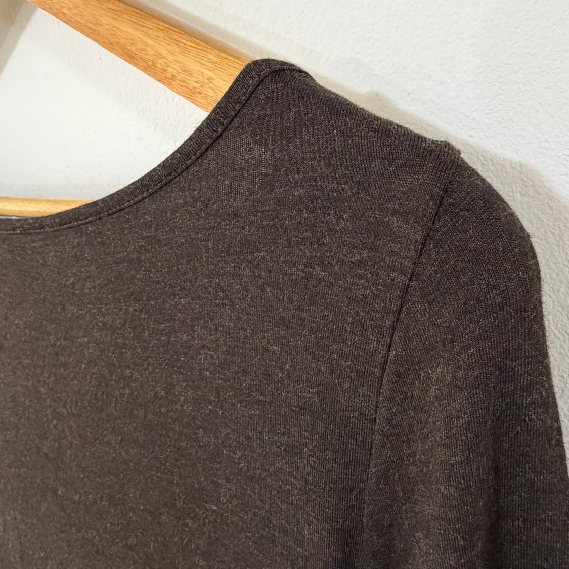 [L] 막스마라 셔링 블라우스 브라운 상품이미지4