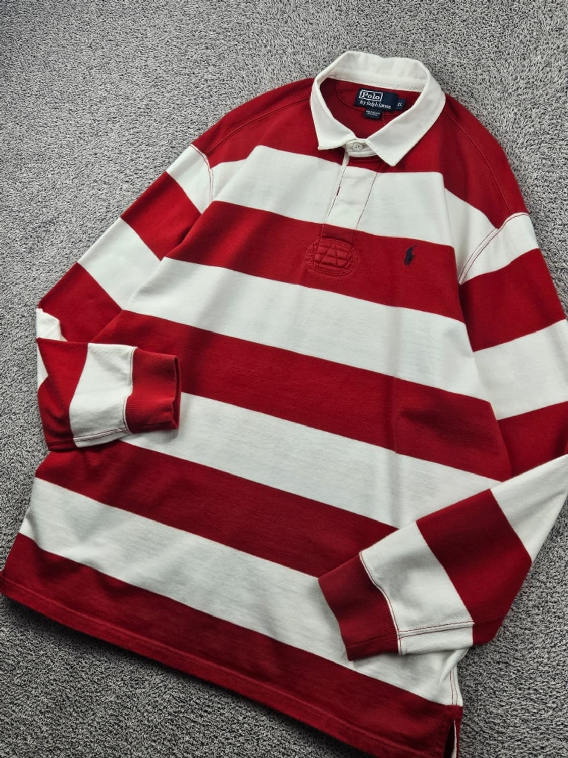 폴로랄프로렌 스트라이프 럭비 티셔츠 ( XL ) / 11769 상품이미지6